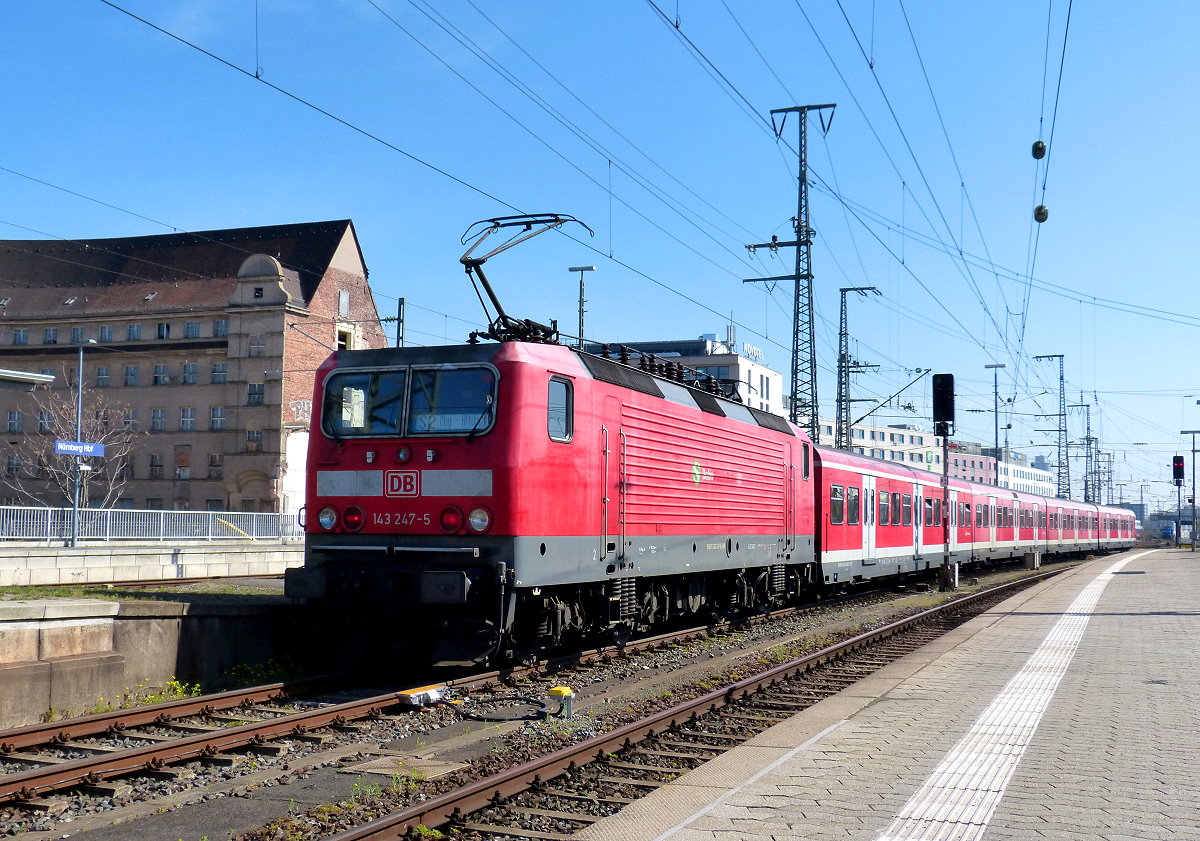 143 247 Nürnberg Hbf 14.04.2018