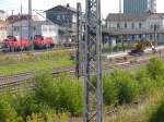 sonstige-loks-zuge/363942/gleisarbeiten-nordhausen-31082014 Gleisarbeiten Nordhausen 31.08.2014