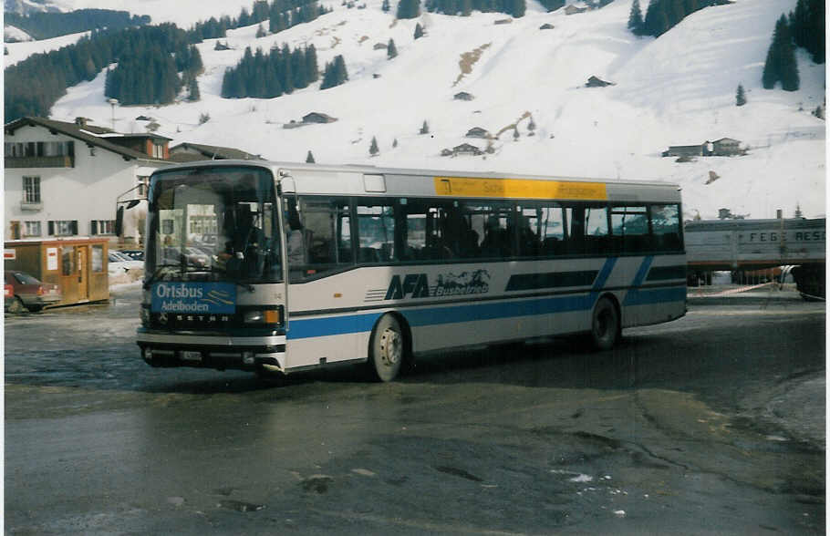 (016'033) - AFA Adelboden - Nr. 14/BE 43'089 - Setra (ex AAGI Interlaken Nr. 33) am 18. Januar 1997 in Adelboden, Boden