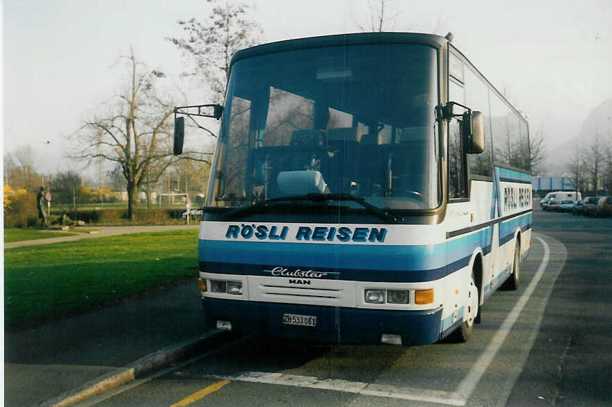 (016'526) - Rsli, Winterthur - ZH 533'081 - MAN/Auwrter am 22. Mrz 1997 in Thun, Lachen