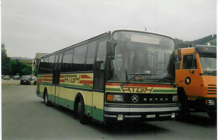 (017'201) - ATGH Heiligenschwendi - Nr. 2/BE 26'532 - Setra am 6. Juni 1997 in Thun, Garage STI