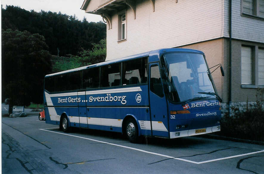 (025'002) - Aus Dnemark: Gerts, Svendborg - Nr. 32/MS 95'664 - Bova am 23. Juli 1998 in Spiez, Spiezberg