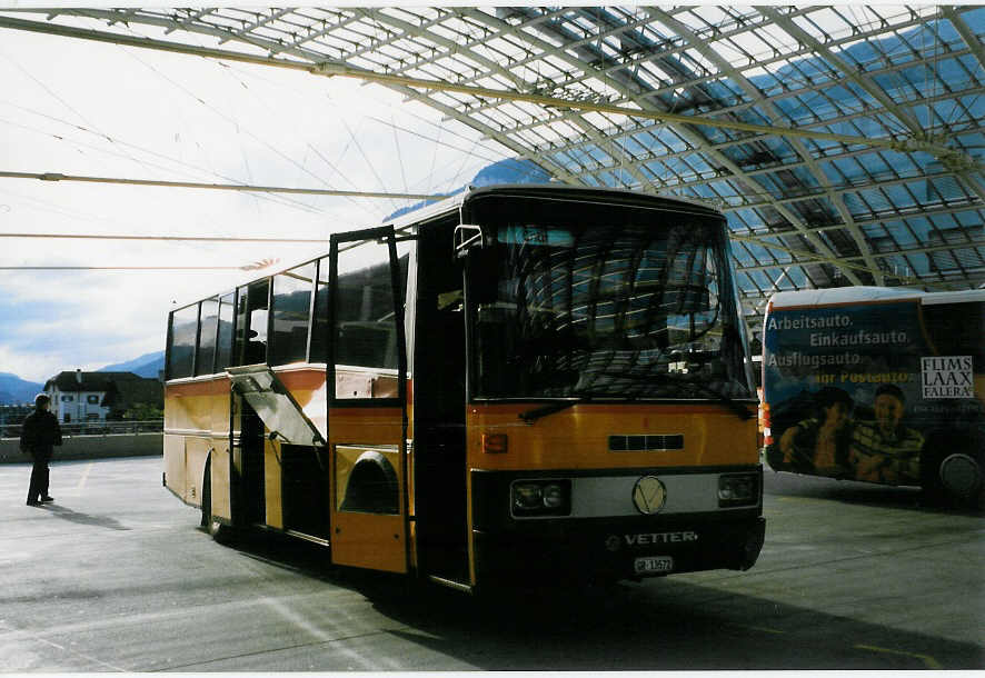 (026'831) - Gruber, Tiefencastel - Nr. 4/GR 13'572 - Vetter am 6. Oktober 1998 in Chur, Postautostation