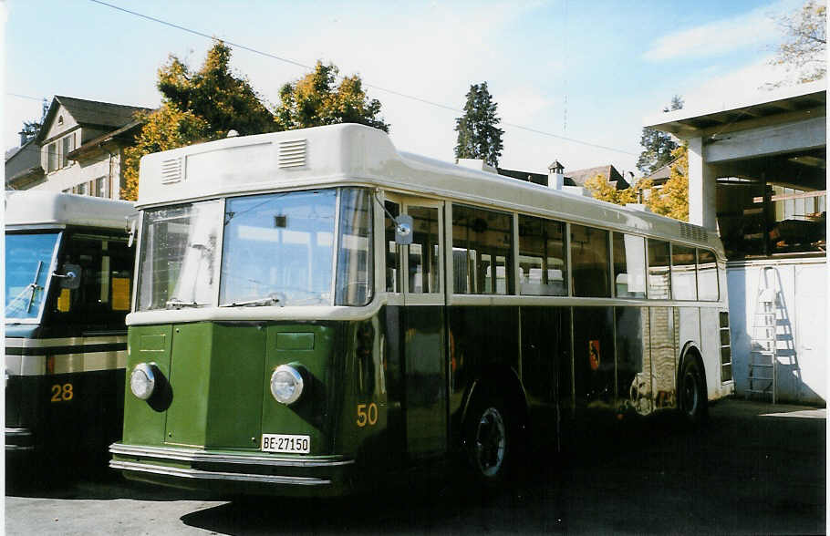 (027'223) - SVB Bern (TVB) - Nr. 50/BE 27'150 - Saurer/Gangloff am 10. Oktober 1998 in Bern, Burgernziel