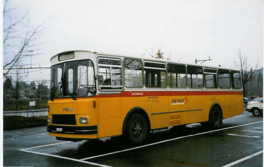 (028'217) - Burri, Teuffenthal - BE 336'192 - FBW/R&J am 27. November 1998 in Thun, Seestrasse