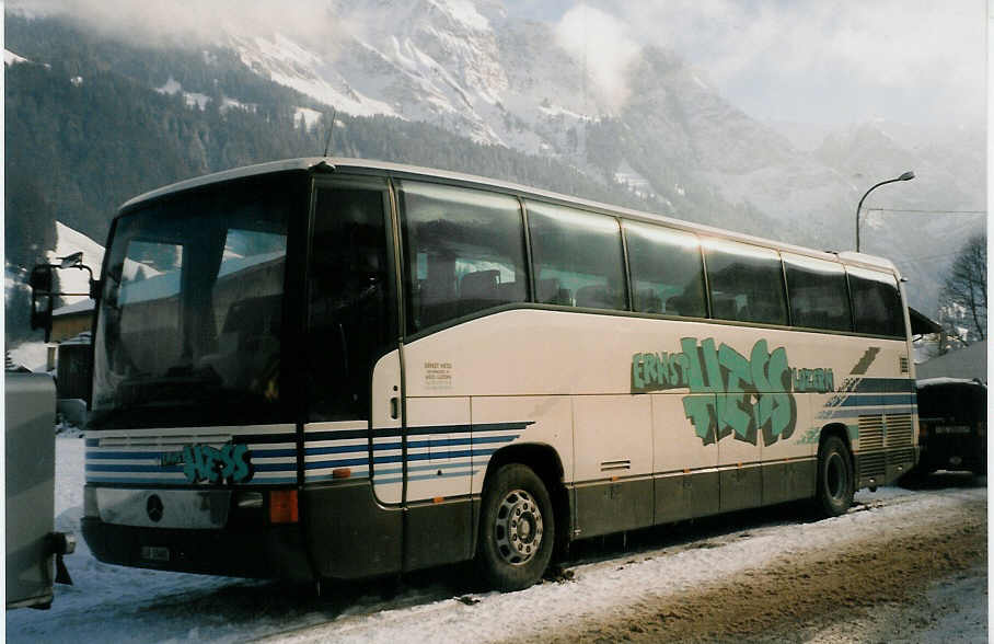 (029'001) - Hess E., Luzern - LU 15'688 - Mercedes am 12. Januar 1999 in Adelboden, Boden