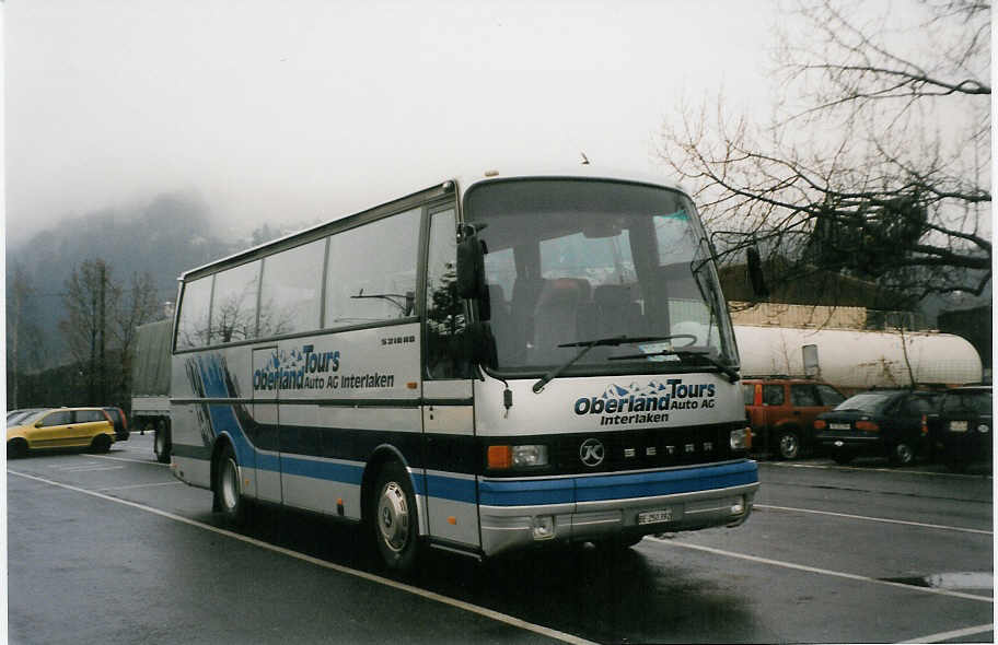 (029'115) - AAGI Interlaken - Nr. 20/BE 250'392 - Setra am 14. Januar 1999 in Thun, Seestrasse