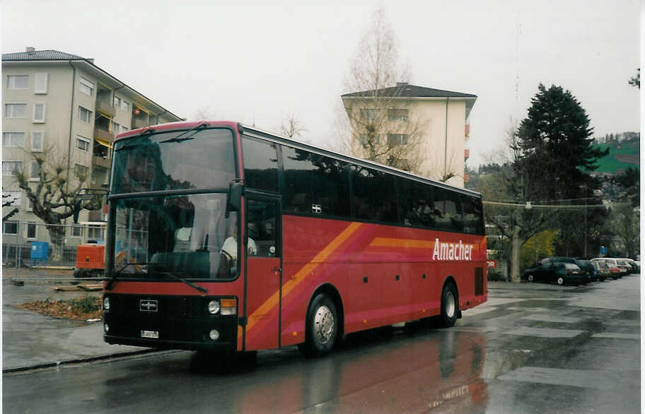 (030'508) - Amacher, Interlaken - BE 457'235 - Van Hool am 22. Mrz 1999 in Thun, Aarefeld