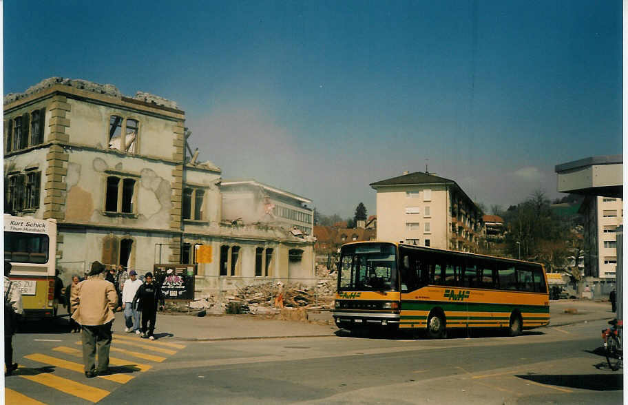 (030'522) - AvH Heimenschwand - Nr. 7/BE 363'613 - Setra am 30. Mrz 1999 in Thun, Aarefeld