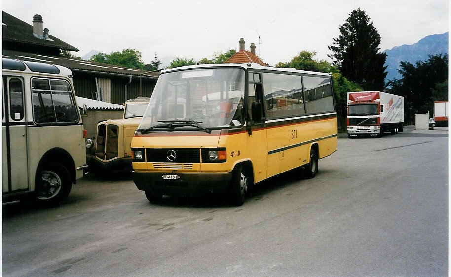 (033'020) - STI Thun - Nr. 41/BE 443'241 - Mercedes/Auwrter am 29. Juni 1999 in Thun, Garage