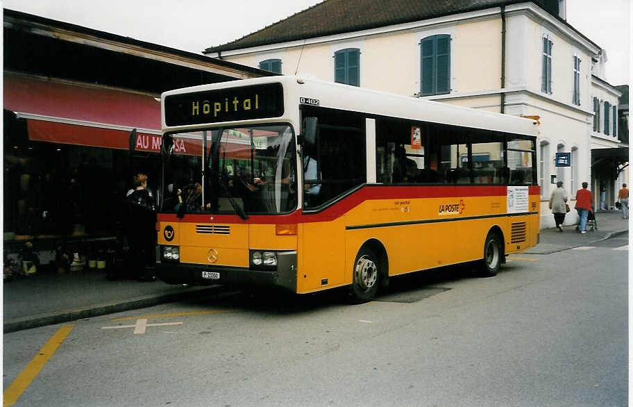 (033'927) - PTT-Regie - P 23'300 - NAW/Gppel (ex Meray, Delmont) am 9. Juli 1999 beim Bahnhof Delmont