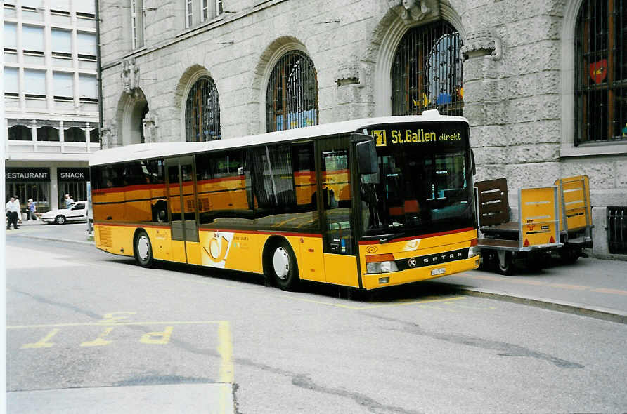 (034'810) - Schwizer, Goldach - SG 175'064 - Setra am 19. Juli 1999 beim Bahnhof St. Gallen