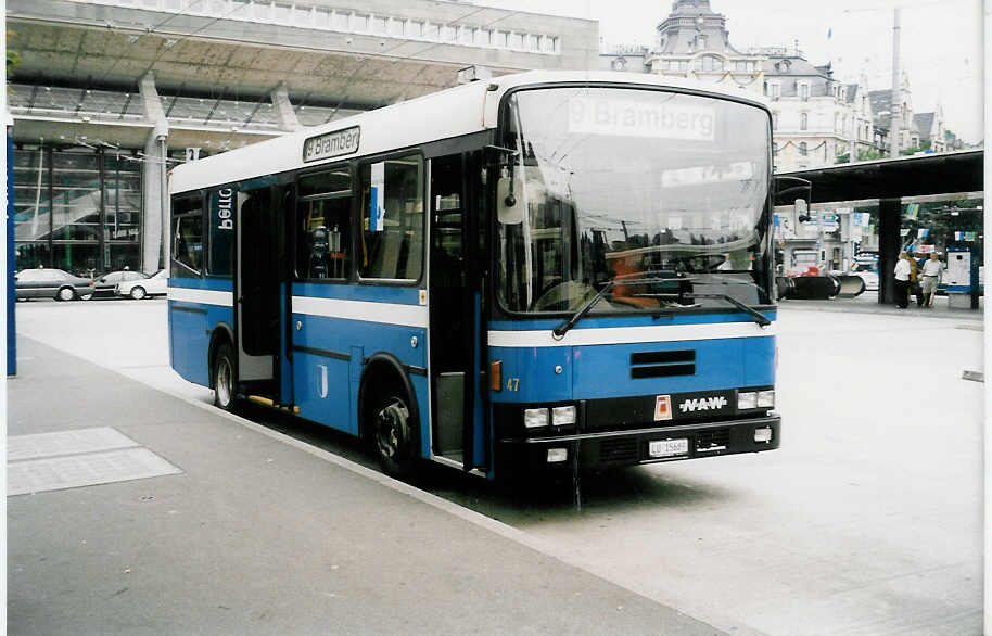 (035'806) - Gowa, Luzern - Nr. 47/LU 15'689 - NAW/R&J am 28. August 1999 beim Bahnhof Luzern