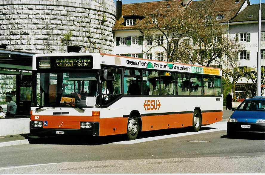 (040'332) - BSU Solothurn - Nr. 62/SO 66'570 - Mercedes am 22. April 2000 in Solothurn, Amthausplatz