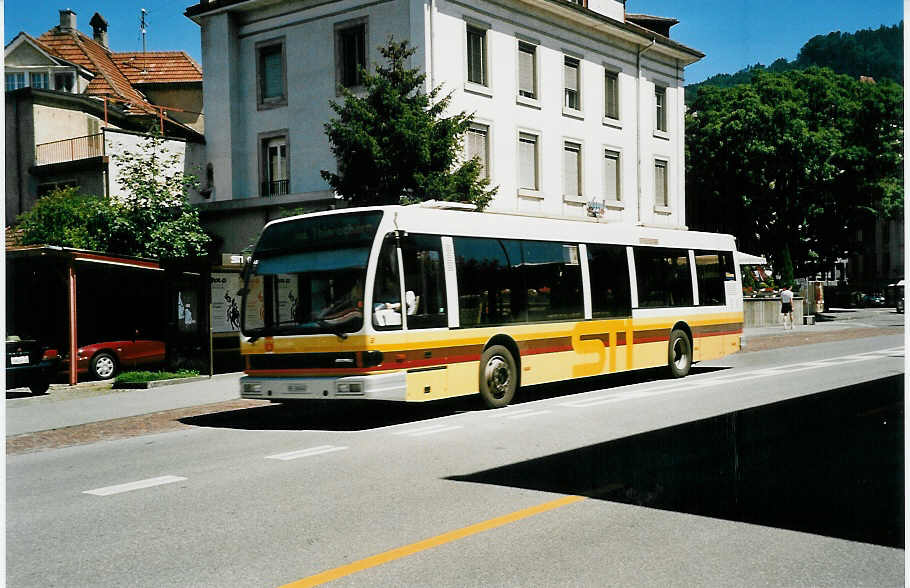 (042'326) - STI Thun - Nr. 8/BE 26'034 - Den Oudsten (ex TSG Blumenstein Nr. 8) am 1. August 2000 in Thun, Guisanplatz