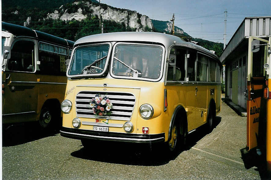 (042'721) - Rellstab, Diessenhofen - TG 66'318 - Berna/BBO (ex Galeppi, Dalpe) am 26. August 2000 in Oensingen, Saurertreffen