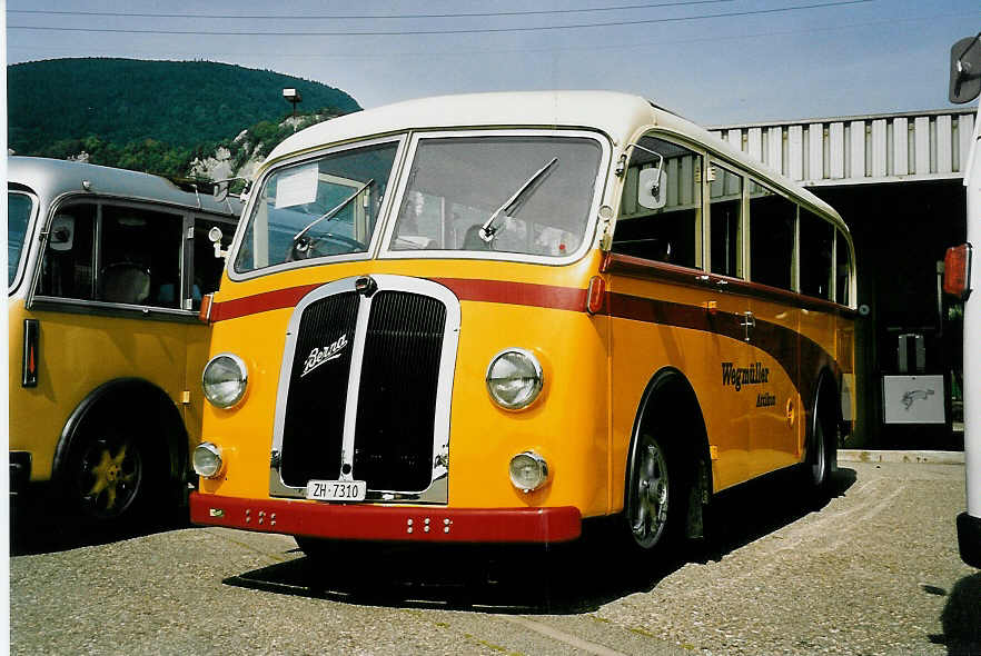 (042'722) - Wegmller, Attikon - ZH 7310 - Berna/R&J (ex M+79'501) am 26. August 2000 in Oensingen, Saurertreffen