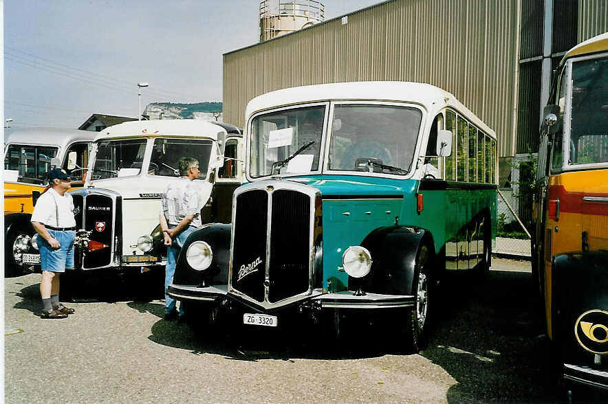 (042'730) - Meier, Hnenberg - ZG 3320 - Berna/R&J (ex AAGU Altdorf) am 26. August 2000 in Oensingen, Saurertreffen