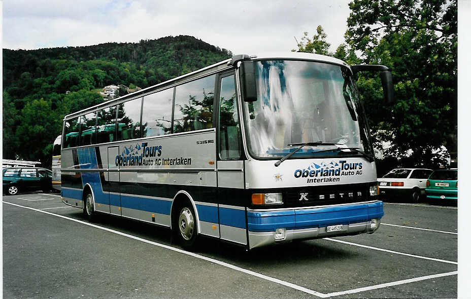 (043'036) - AAGI Interlaken - Nr. 31/BE 465'208 - Setra am 2. September 2000 in Thun, Seestrasse