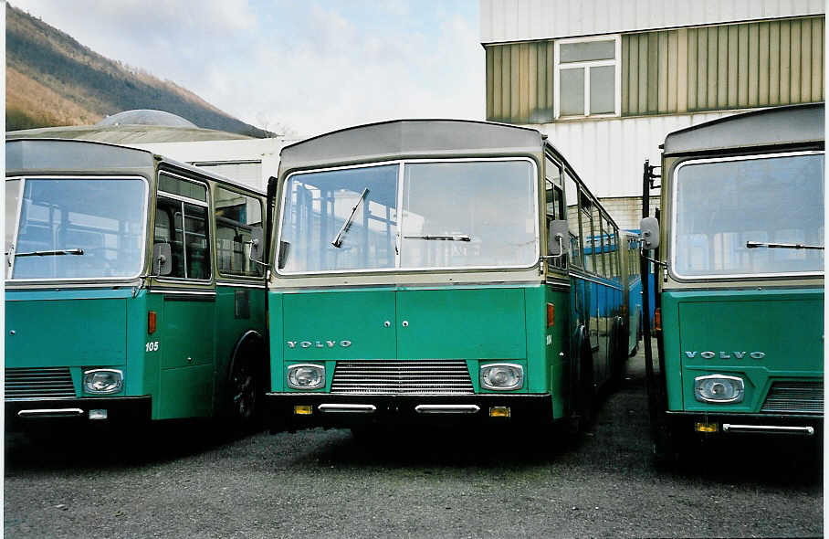 (044'635) - GFM Fribourg - Nr. 104 - Volvo/R&J am 29. Januar 2001 in Biel, BTR