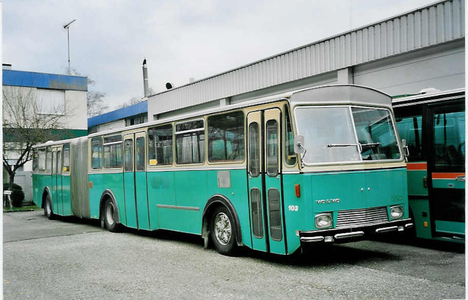 (044'720) - GFM Fribourg - Nr. 103 - Volvo/R&J am 17. Februar 2001 in Biel, BTR