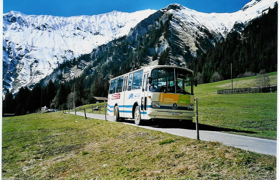 (045'532) - AFA Adelboden - Nr. 16/BE 25'753 - Mercedes/Vetter (ex FART Locarno Nr. 3) am 1. April 2001 in Adelboden, Stiegelschwand