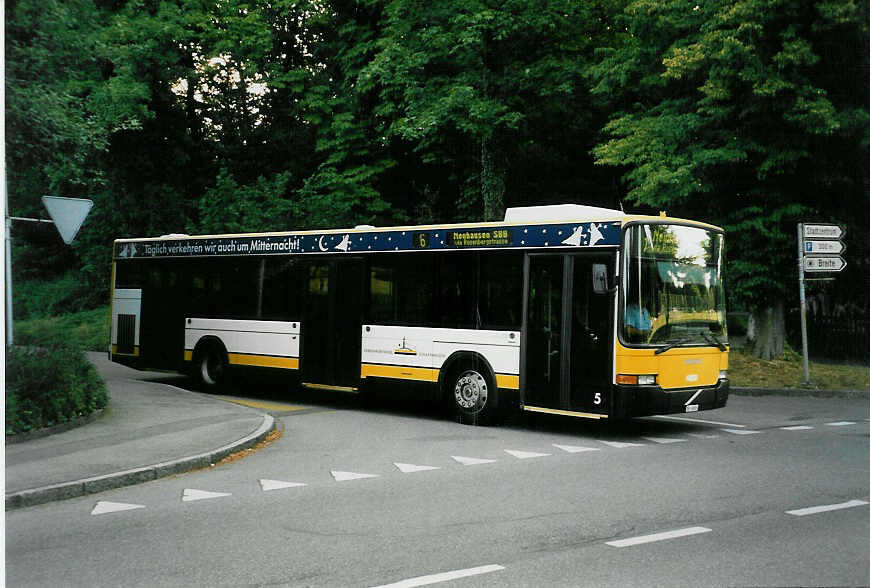 (047'824) - VBSH Schaffhausen - Nr. 5/SH 38'005 - Volvo/Hess am 12. Juli 2001 in Schaffhausen, Wiesli