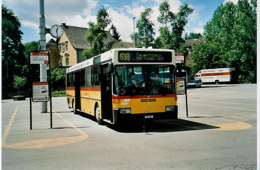 (047'906) - Rattin, Schaffhausen - Nr. 7/SH 207 - Mercedes am 12. Juli 2001 in Schaffhausen, Bushof