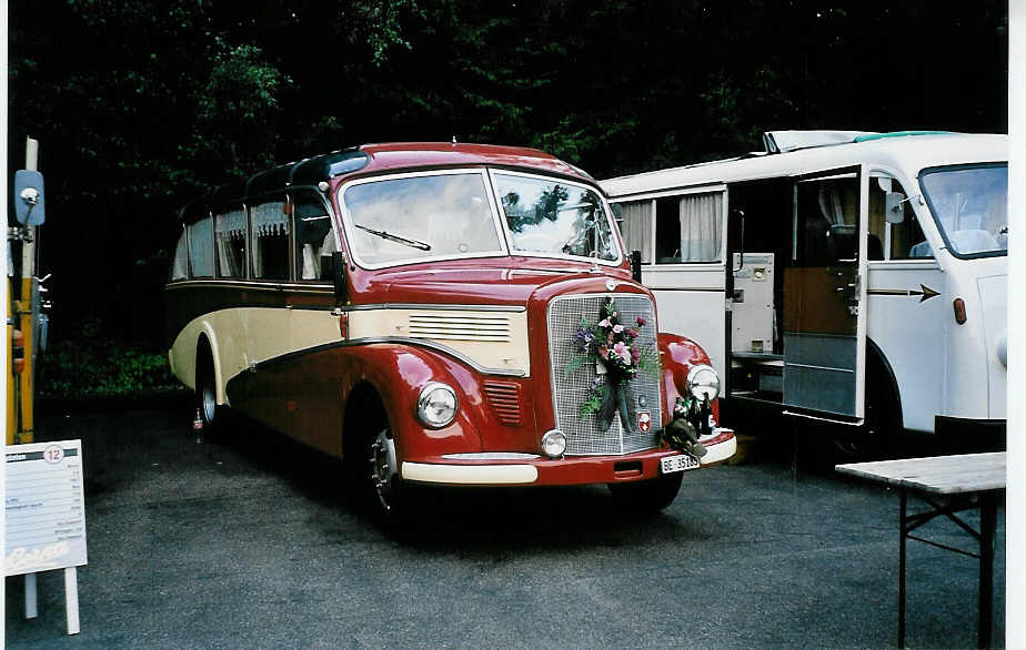 (049'133) - Wthrich, Ursenbach - BE 35'185 - Mercedes/R&J (ex Gunzinger, Welschenrohr) am 18. August 2001 in Burgdorf, AMP