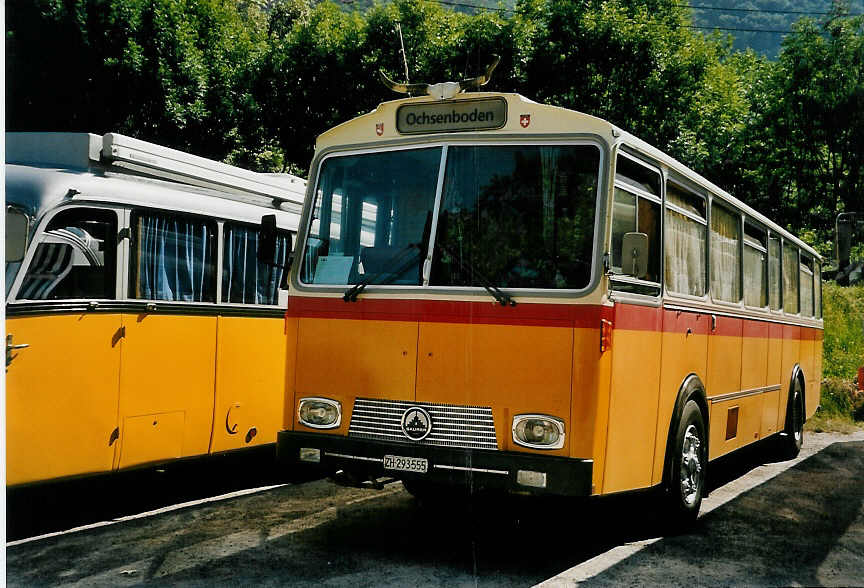 (053'936) - Gadliger, Horgen - ZH 293'555 - Saurer/Tscher (ex Lienert&Ehrler, Einsiedeln; ex Lienert, Einsiedeln) am 22. Juni 2002 in Aigle, Saurertreffen