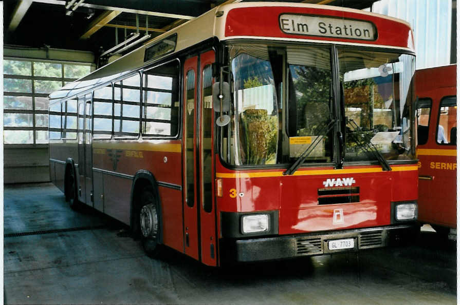 (055'023) - AS Engi - Nr. 3/GL 7703 - NAW/R&J am 27. Juli 2002 in Elm, Garage