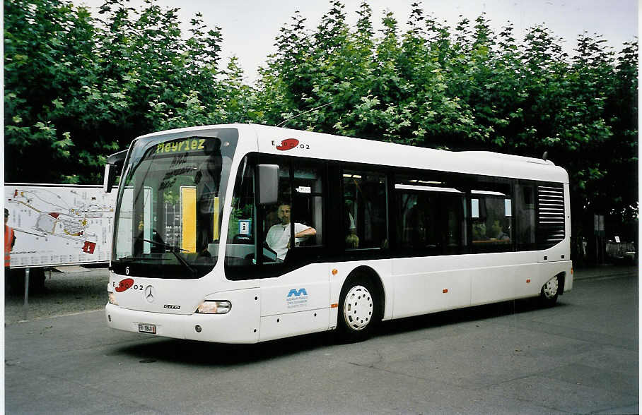 (055'908) - Expo.02, Biel - Nr. 6/FR 1849 - Mercedes am 31. August 2002 in Murten, Expo.02