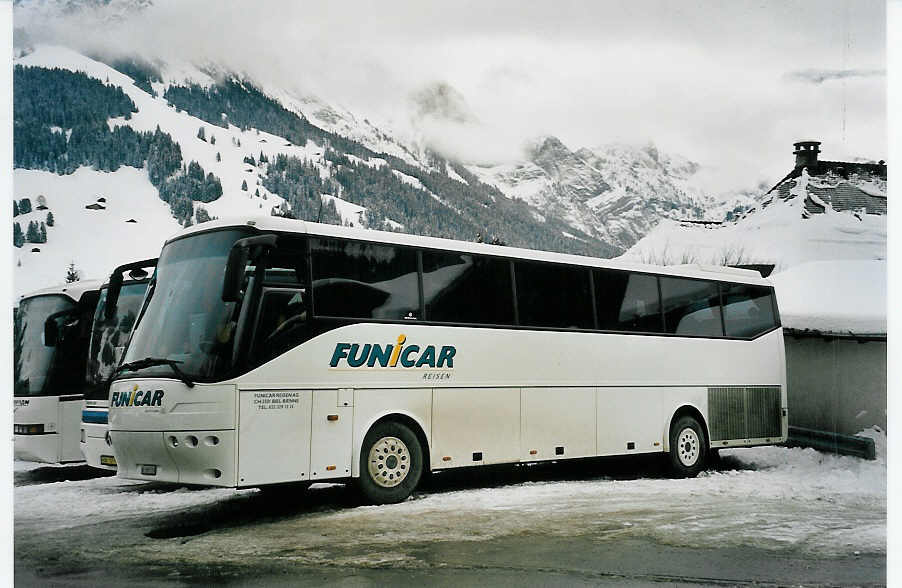 (058'625) - Funi-Car, Biel - Nr. 10/BE 261'110 - Bova am 26. Januar 2003 in Adelboden, Landstrasse