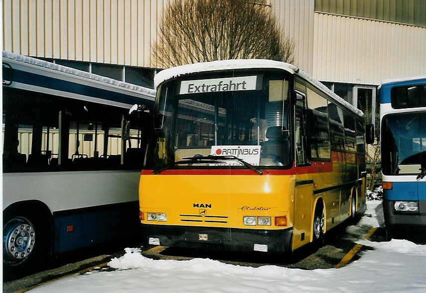 (058'704) - Nef, Hemberg - MAN/Auwrter am 1. Februar 2003 in Biel, Rattinbus