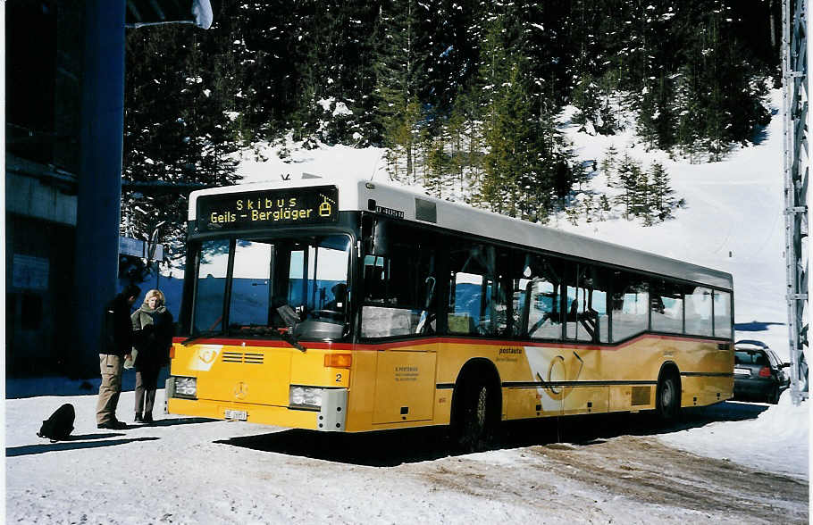 (058'721) - Portenier, Adelboden - Nr. 2/BE 26'853 - Mercedes (ex P 25'198; ex Anthamatten, Saas-Almagell) am 18. Februar 2003 in Adelboden, Berglger