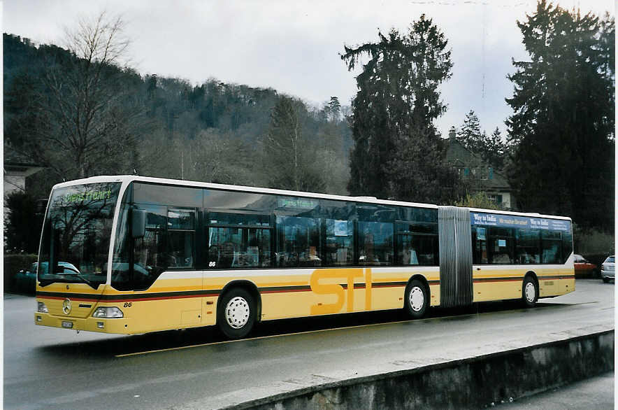 (059'109) - STI Thun - Nr. 86/BE 567'386 - Mercedes am 3. Mrz 2003 bei der Schifflndte Thun