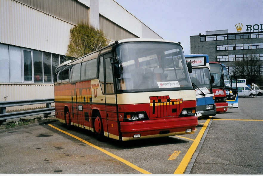 (059'714) - Dillier, Sarnen - Nr. 14 - Neoplan am 14. April 2003 in Biel, Rattinbus