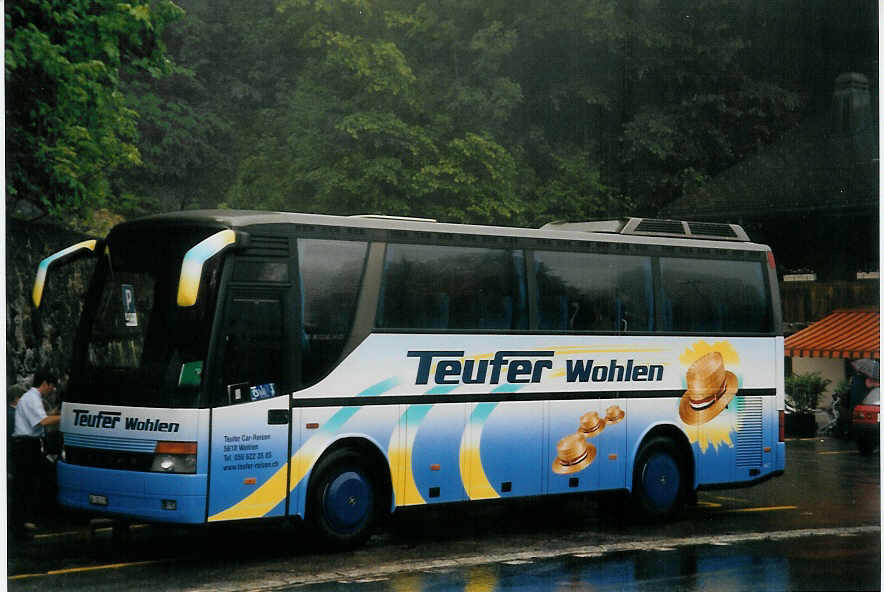 (060'229) - Teufer, Wohlen - AG ..'... - Setra am 25. Mai 2003 auf dem Brnigpass