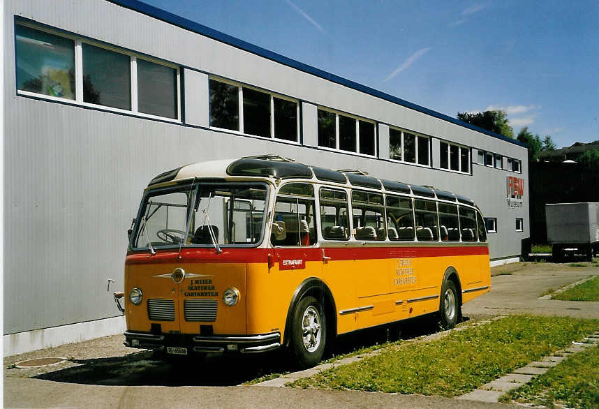 (060'819) - Meier, Grt - TG 65'508 - FBW/R&J (ex Strssle, Wengen; ex Kasper, Poschiavo) am 21. Juni 2003 in Wetzikon, FBW-Museum