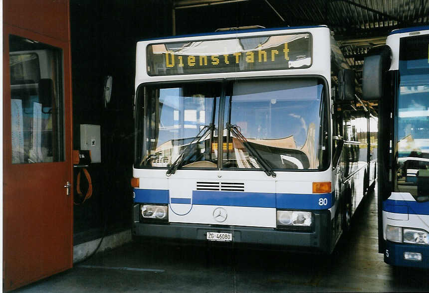 (061'115) - ZVB Zug - Nr. 80/ZG 46'080 - Mercedes am 21. Juni 2003 in Zug, Garage