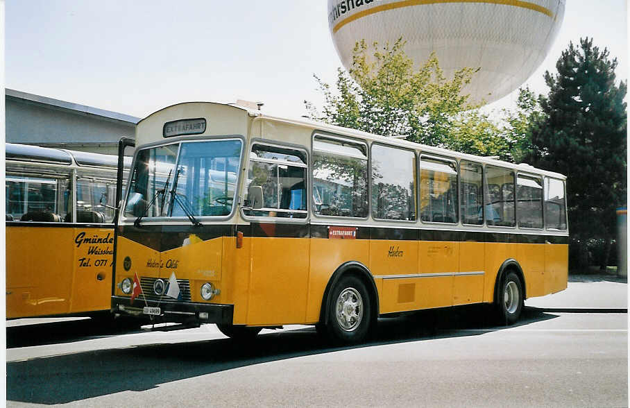 (061'426) - Huber, Oberkirch - LU 49'699 - Saurer/Rizzi (ex Thni, Flims; ex P 24'641) am 13. Juli 2003 in Luzern, Verkehrshaus