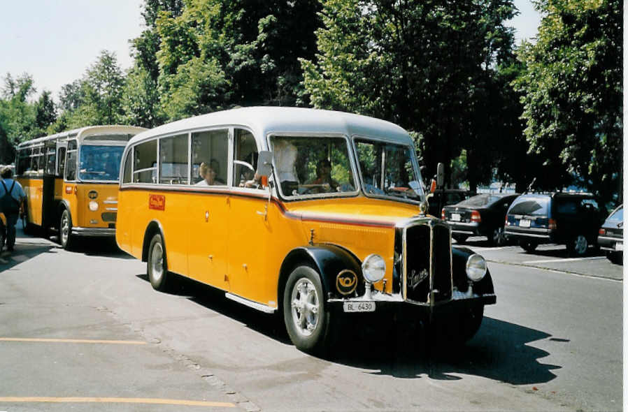 (061'432) - Frey, Giebenach - BL 6430 - Saurer/Lauber (ex Odiet, Pleigne) am 13. Juli 2003 in Luzern, Verkehrshaus