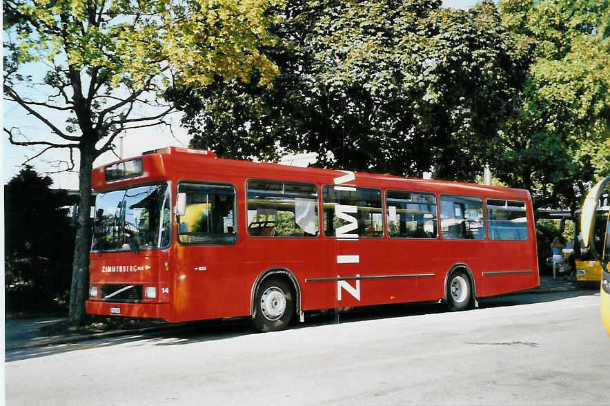 (061'815) - AHW Horgen - Nr. 14/ZH 343'062 - Volvo/Hess am 19. Juli 2003 beim Bahnhof Horgen