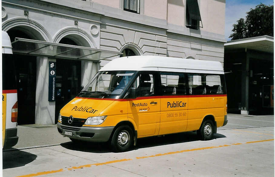 (061'930) - PostAuto Thurgau-Schaffhausen - Nr. 47/TG 158'089 - Mercedes (ex P 21'002) am 25. Juli 2003 beim Bahnhof Frauenfeld