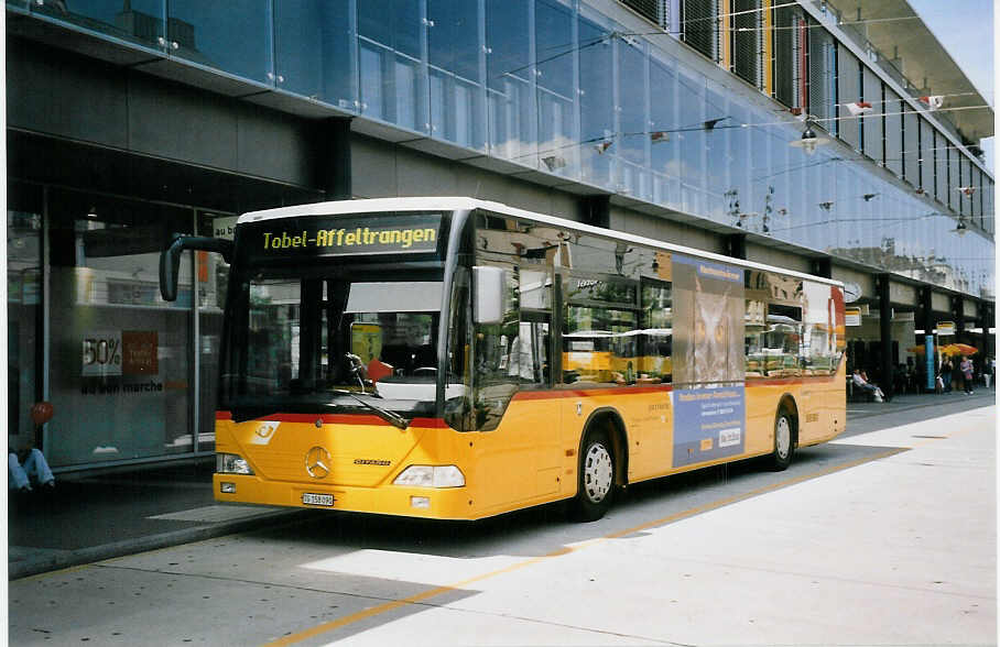 (061'936) - PostAuto Thurgau-Schaffhausen - Nr. 12/TG 158'090 - Mercedes (ex P 25'303) am 25. Juli 2003 beim Bahnhof Frauenfeld