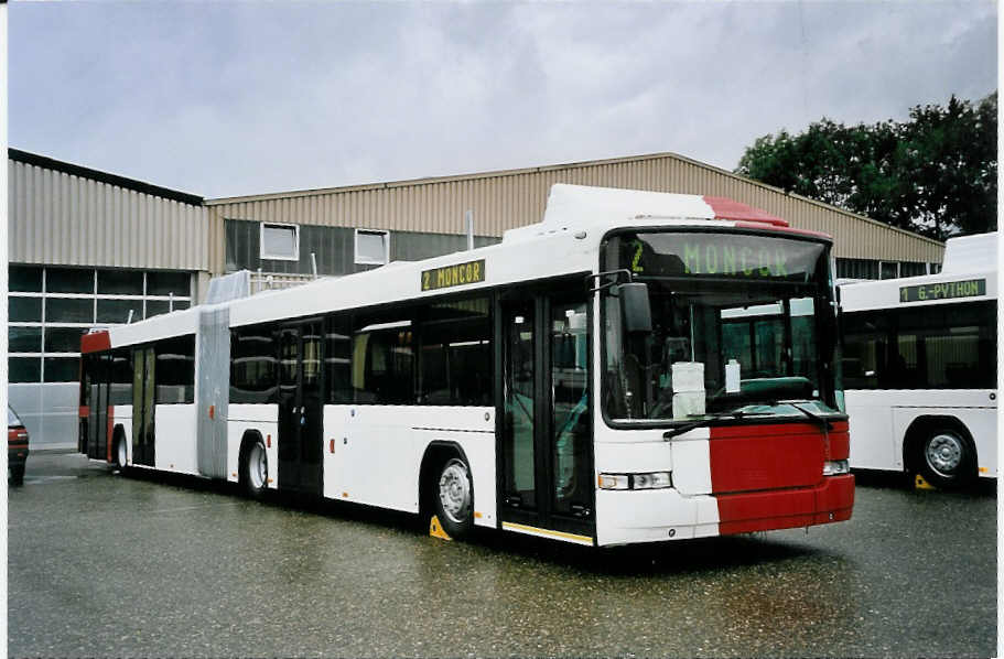 (062'837) - TPF Fribourg - Nr. 516 - MAN/Hess Gelenkduobus am 30. August 2003 in Bellach, Hess