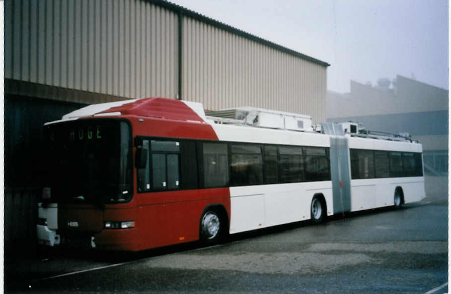 (064'422) - TPF Fribourg - Nr. 519 - MAN/Hess Gelenkduobus am 22. November 2003 in Bellach, Hess