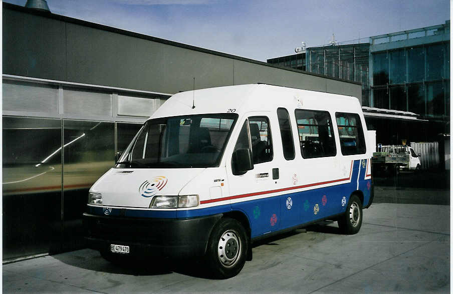 (064'425) - Steiner, Ortschwaben - Nr. 20/BE 479'470 - Fiat am 24. November 2003 in Bern, Postautostation