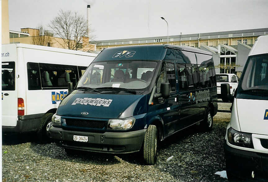 (065'718) - EVZ Zug - Nr. 2/ZG 36'474 - Ford am 28. Februar 2004 in Zug, Aabachstrasse