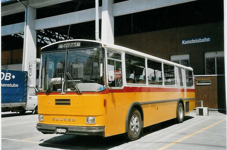 (068'021) - Selfors, Meiringen - BE 65'727 - Saurer/Tscher (ex P 24'236) am 24. Mai 2004 in Thun, Grabengut